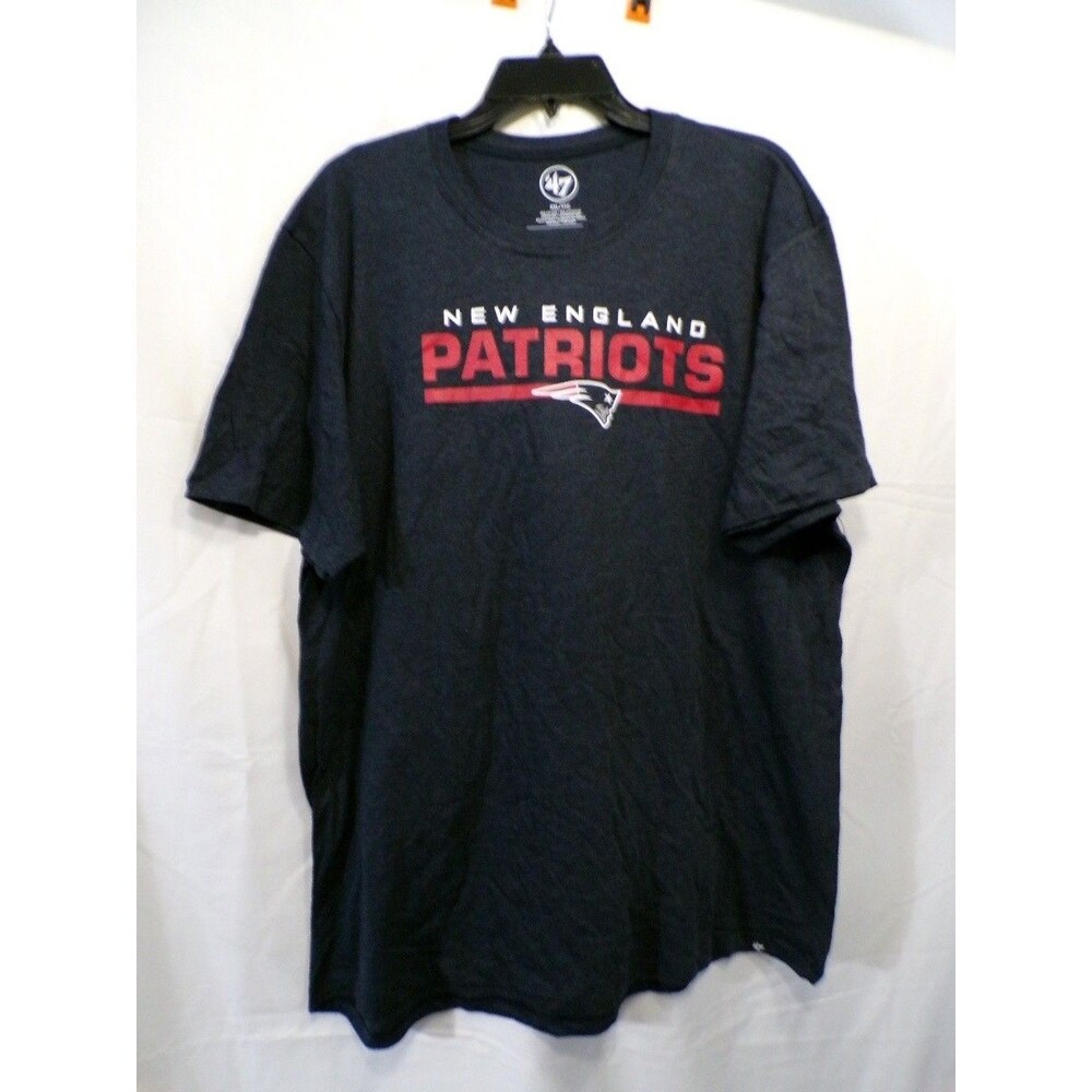 47 Brand Men's Patriots Navy Graphic T Shirt 2XL